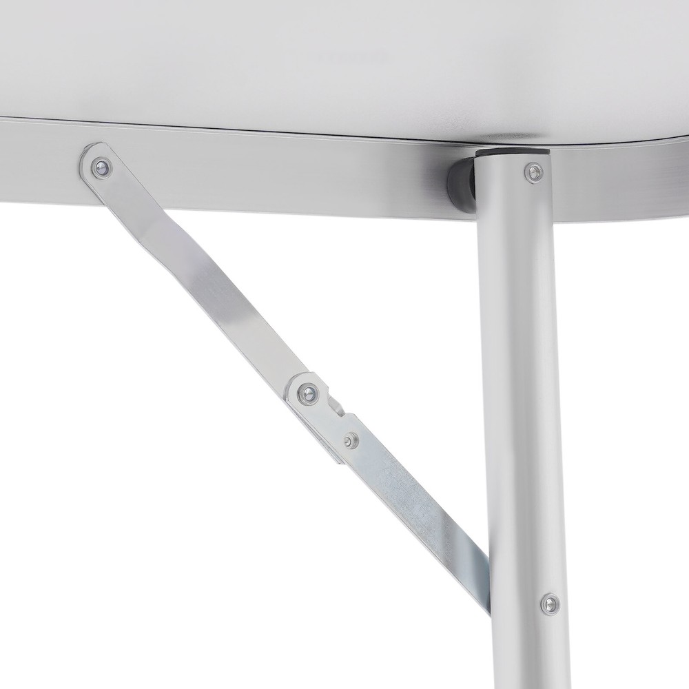 Portable Folding Table Indoor & Outdoor Adjustable Height Table for Picnic, BBQ