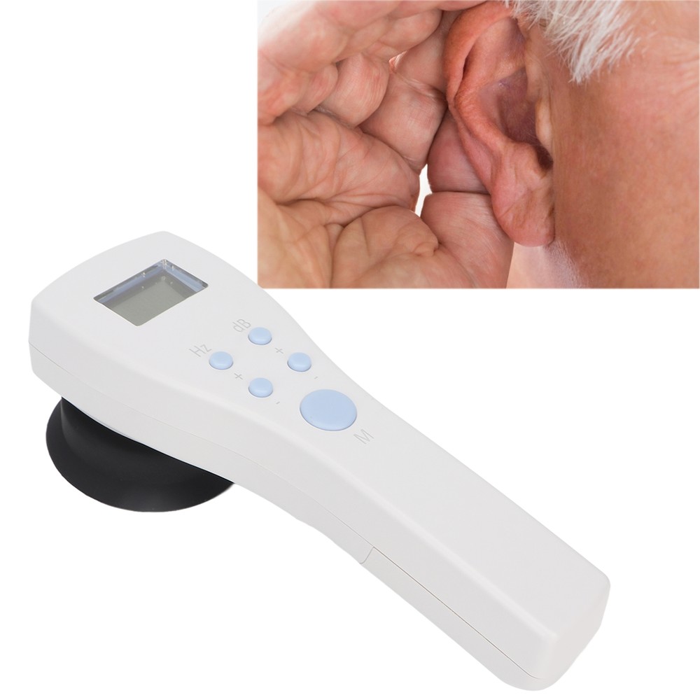 Portable Audiometer Audiometric Hearing Screening Machine Air Conduction