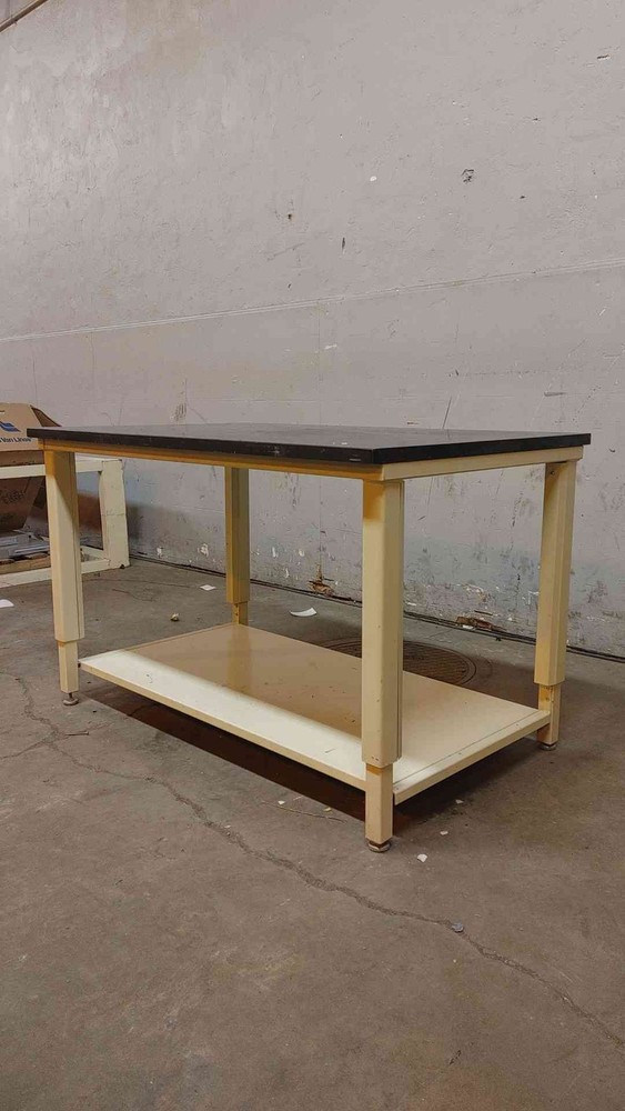 4' Black Epoxy Table Chem Resistant Lab Desk
