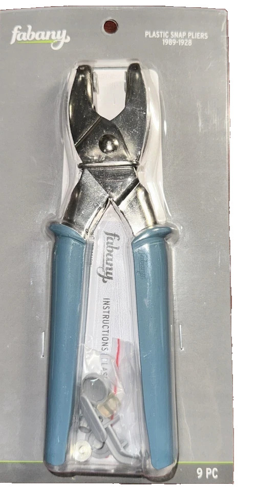 Fabany Plastic Snap Pliers, 9pc NEW!