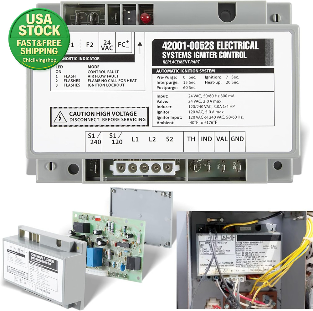 Igniter Control Module Replacement for Mastertemp Sta-Rite Max-E-Therm Heater