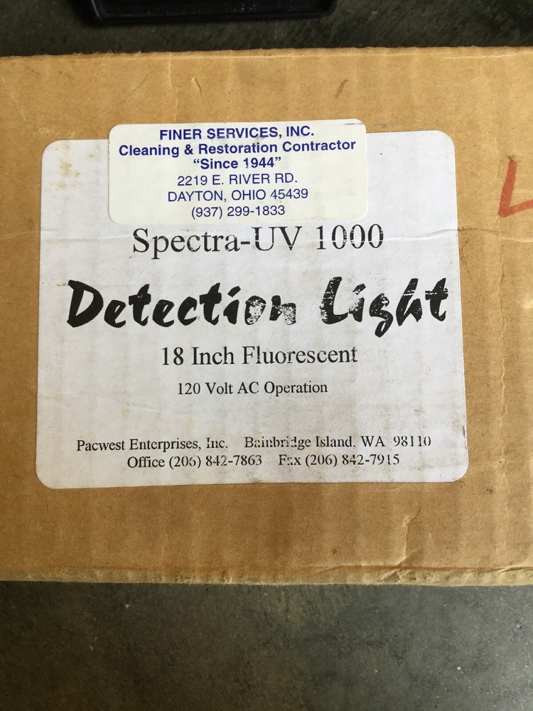 Spectra-UV 1000 Detection Light, 18” Fluorescent