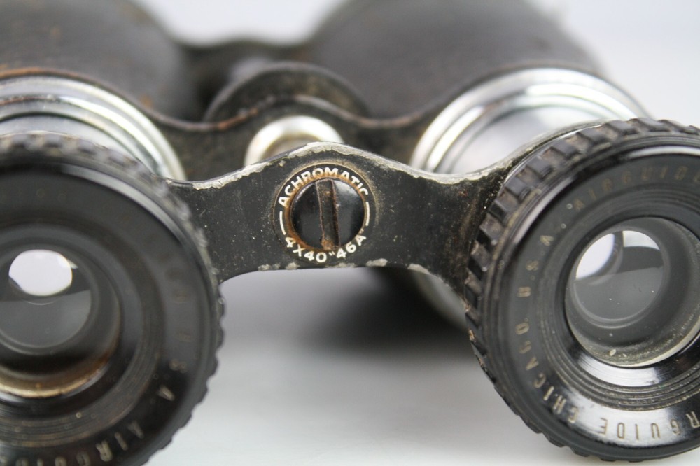 Vintage AIRGUIDE Chicago 4X40 #46A Binoculars