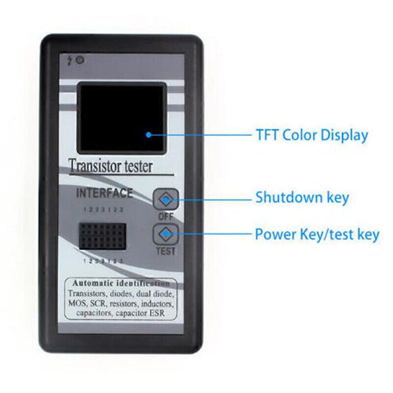 Digital Transistor Tester,M328 Multi-functional Capacitance Resistance Meter