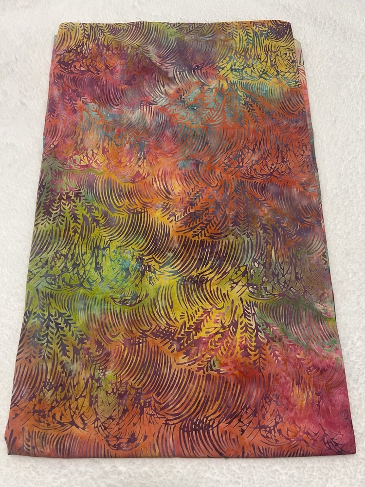 Hand Dyed Batik Fabric 🌸 1 Yard