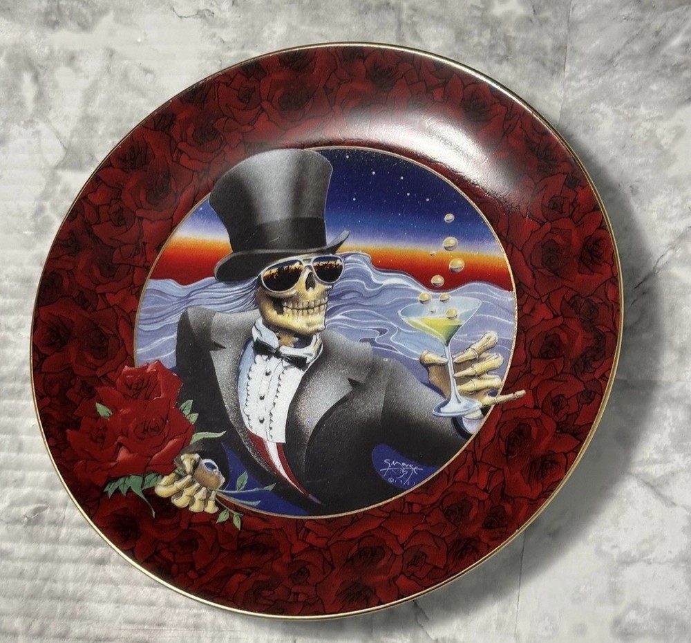 One More Saturday Night The Grateful Dead Plate