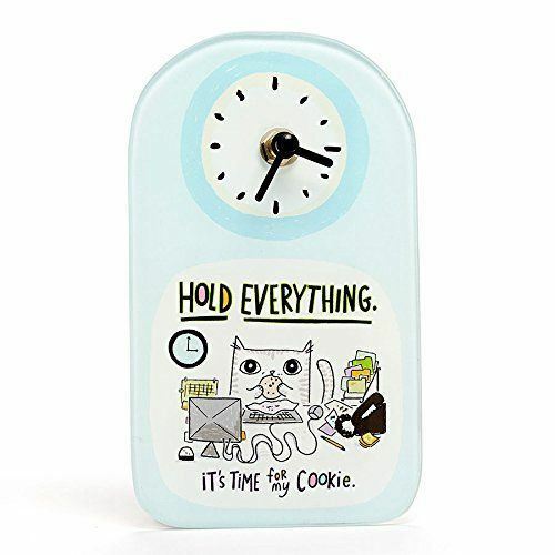 Cats@Work Clock, Time for My Cookie, Wall or Shelf