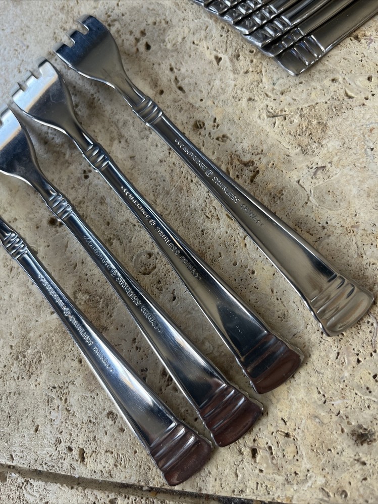 4 Cambridge Silversmiths Stainless CODIE Cocktail/Seafood Forks 3 Sets Ava