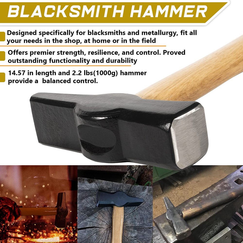 Blacksmiths' Hammer Bladesmith Blacksmithing Forging Knife Making Metal Working