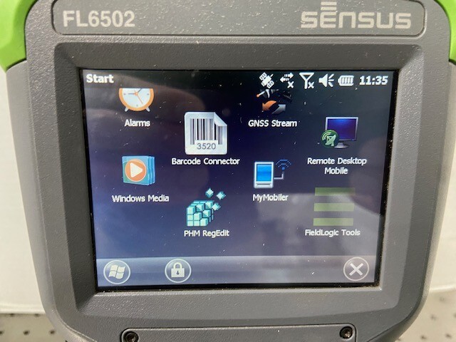 Sensus FL6502 Utility Meter Reader w/ Charging Cradle, Car Charger Water Program