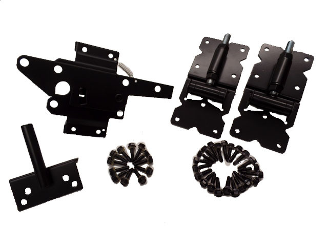 Standard Vinyl Gate Hinge and Latch Kit