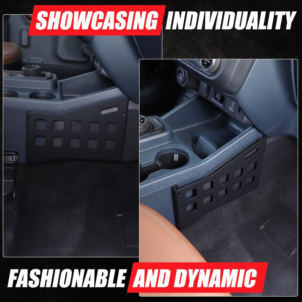Interior Storage Molle Panel Center Console Organizer For Ford Maverick 2022+