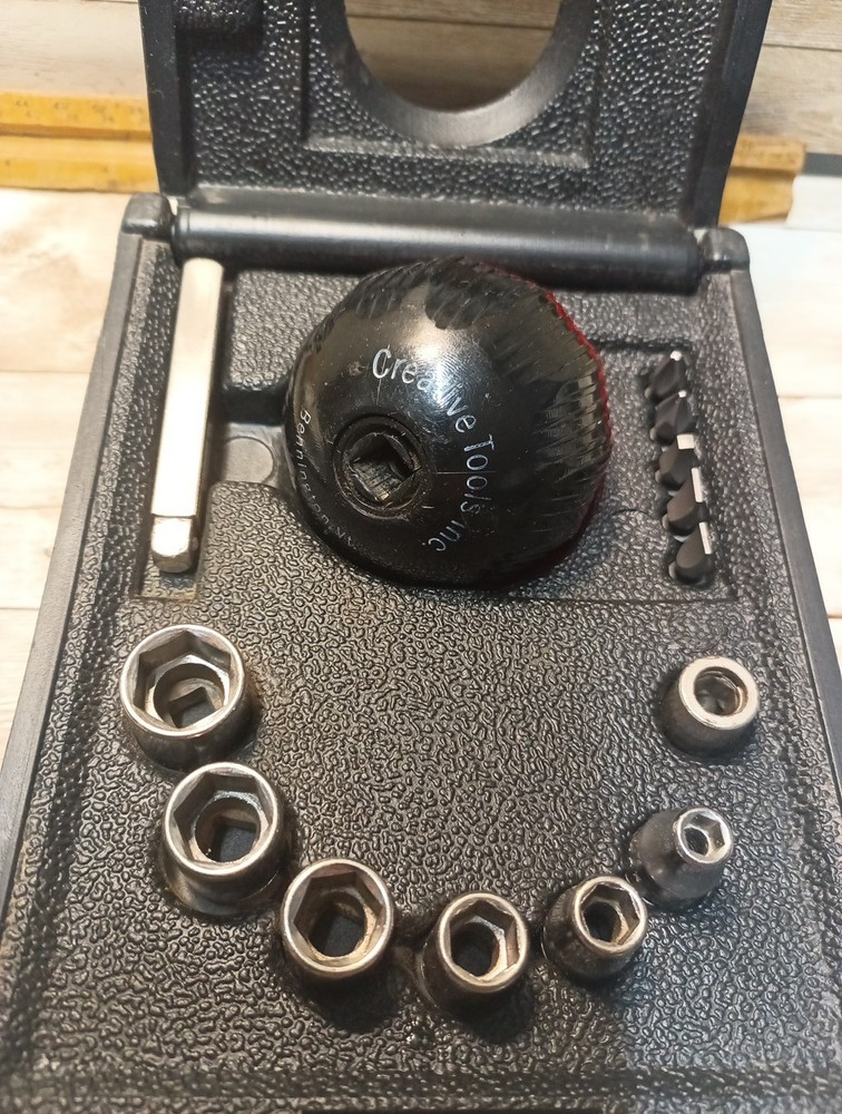 Vintage Creative Tools Easydriver Combo Ratchet Tool System Set Complete Used FS