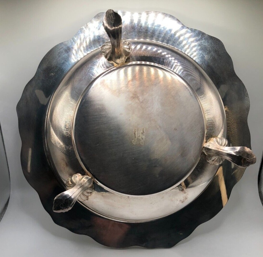 F.B. Rogers Georgetown Silver Plated Covered Footed Serving Dish - Ships Fast!