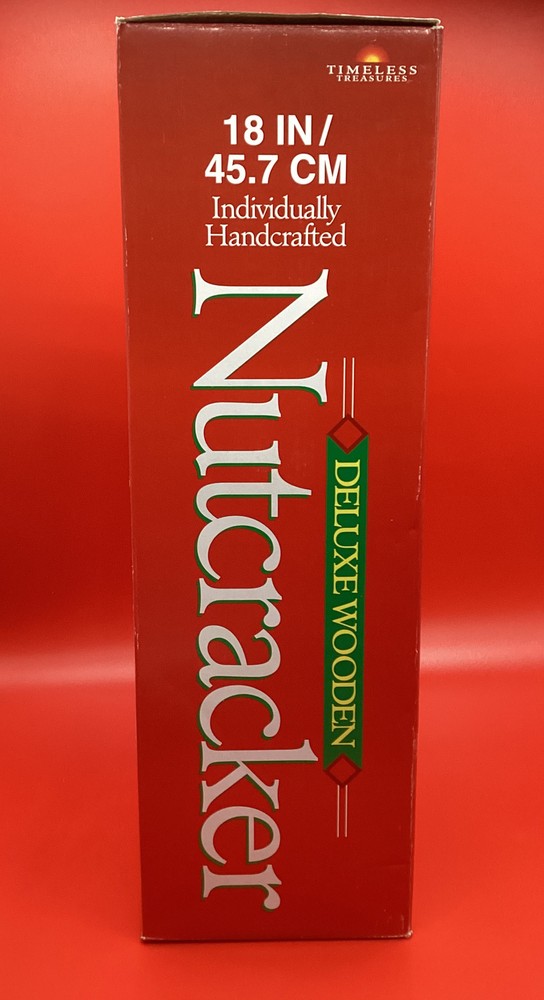 Vintage-Timeless Treasures 18" Nutcracker King Pre-owned Original Box