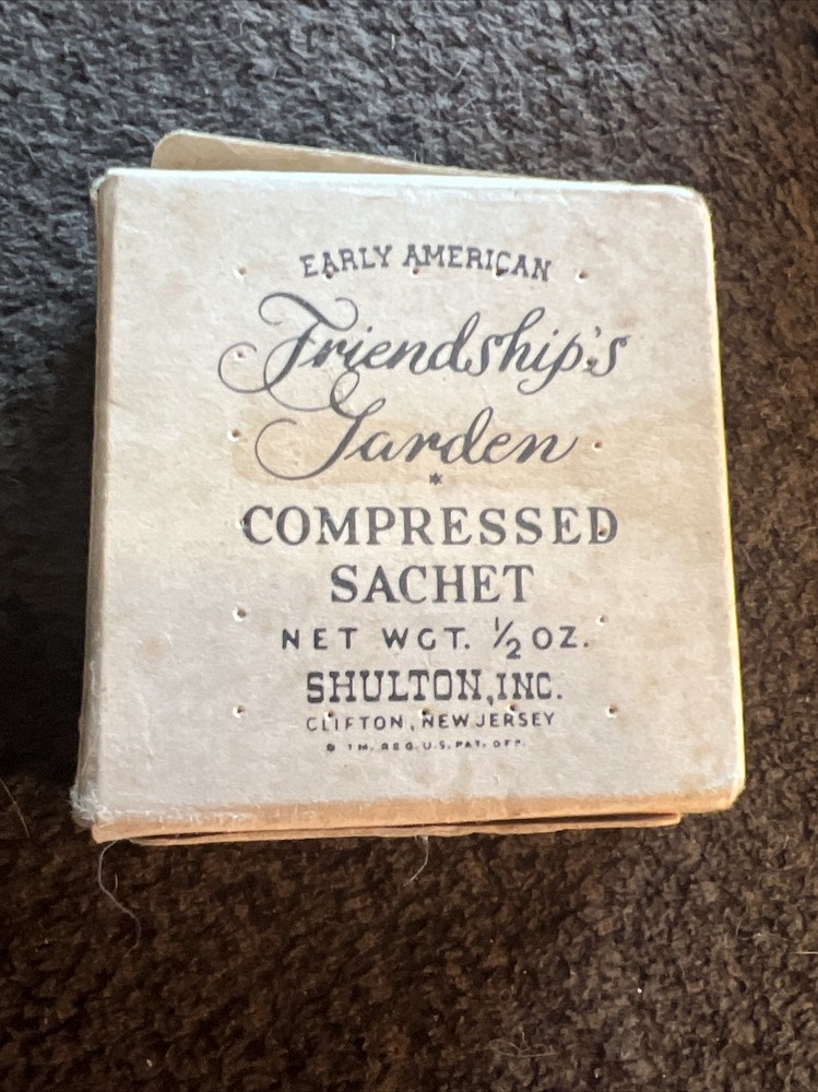 SHULTON Friendships Garden Compressed Sachet 1/2oz