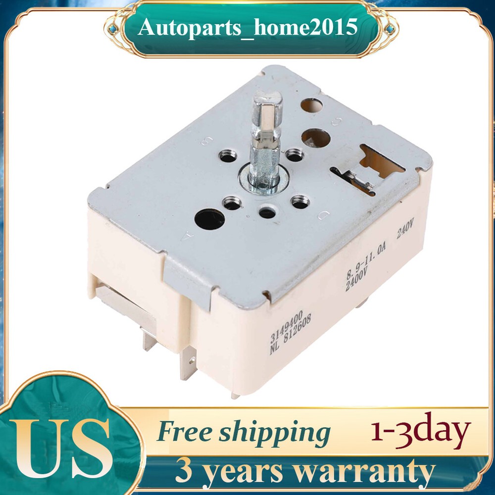 Range Infinite Switch For Whirlpool WP3149400 3149400 AP3095444 NEW