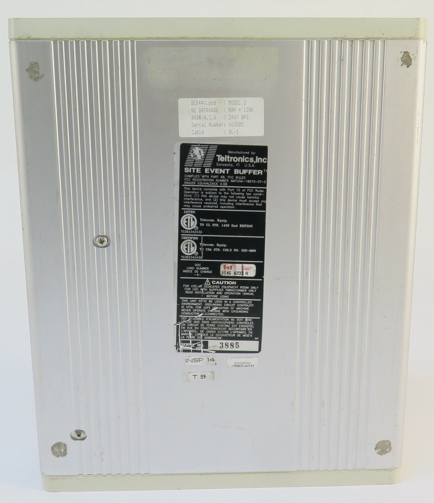 Teltronics GTE SEB II Site Event Buffer