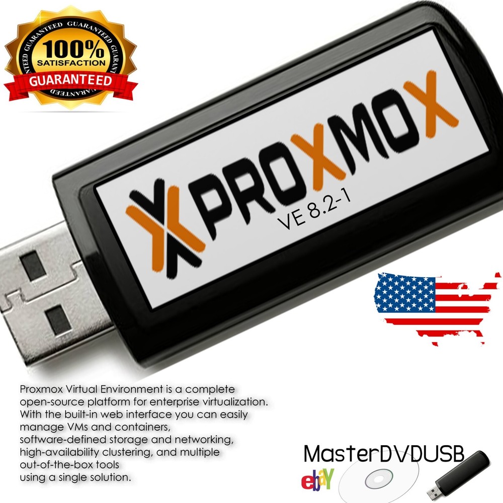 Proxmox Virtual Environment USB - Enterprise Virtualization Platform Installer