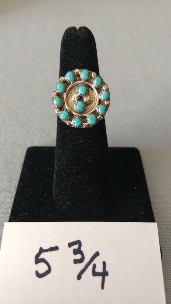 Vintage Native American Sterling Ring size 5 3/4
