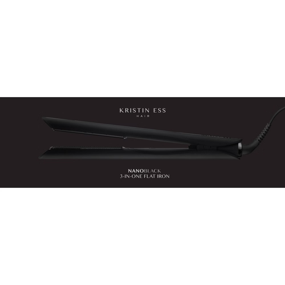 Kristin Ess Nanoblack 3-in-1 Flat Iron - 1"