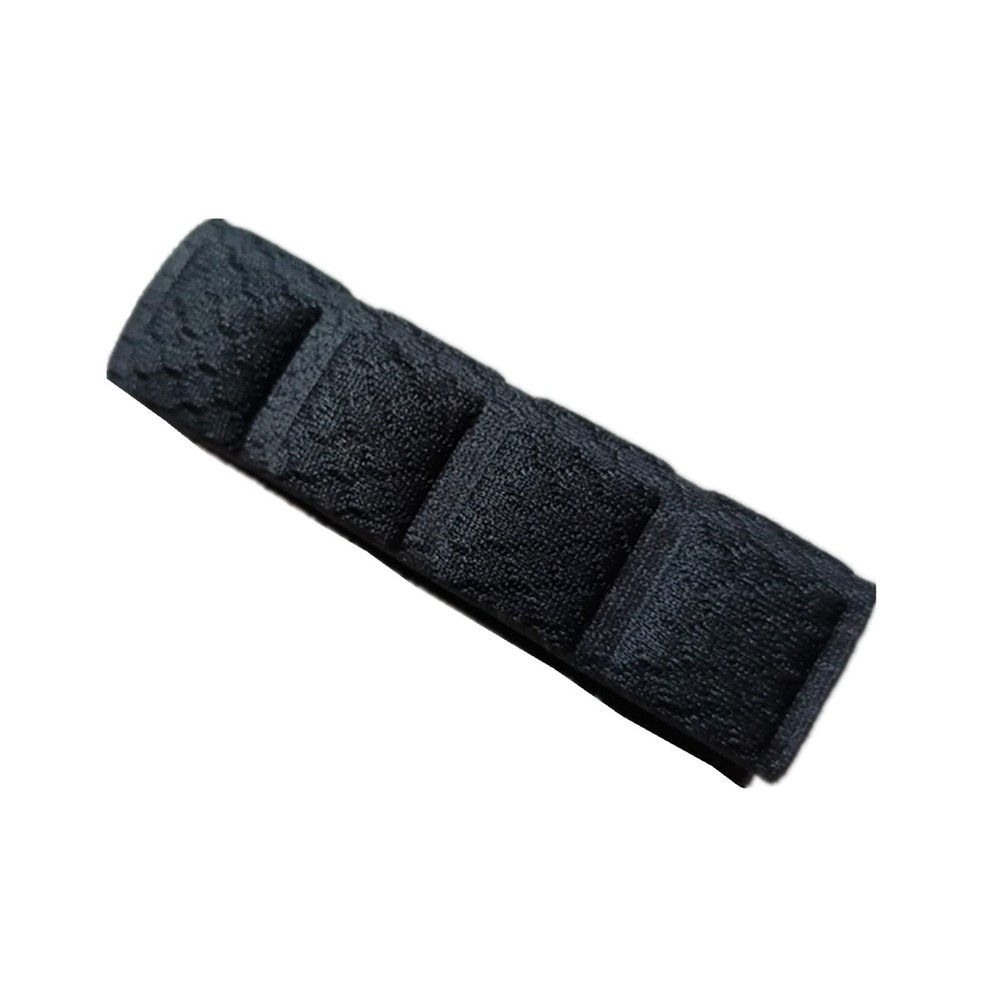 Universal Helmet Chin Pads Foam Sponge Straps Padding Replacement 4, Black