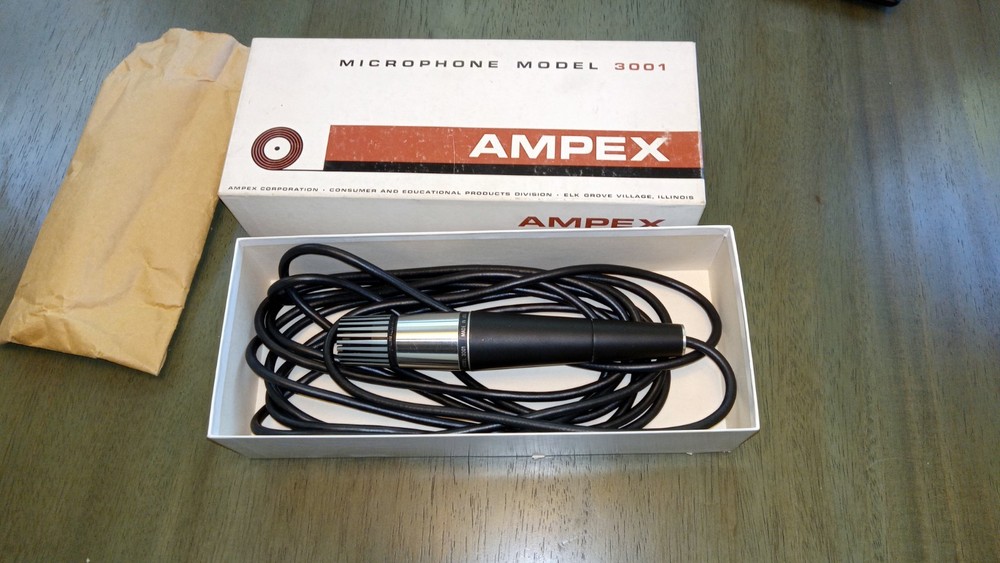 Ampex Model 3001 Microphone looks hardly used