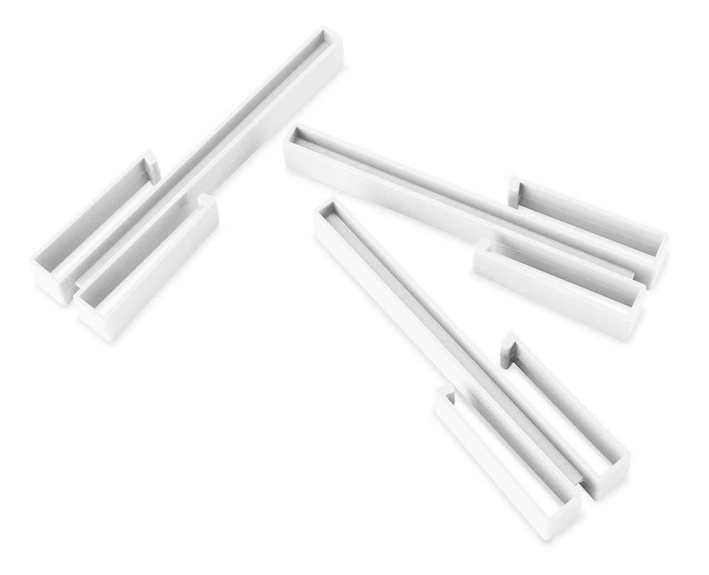 Whitmor Clip & Cube 5-Piece Organizer, White Modern, Contemporary