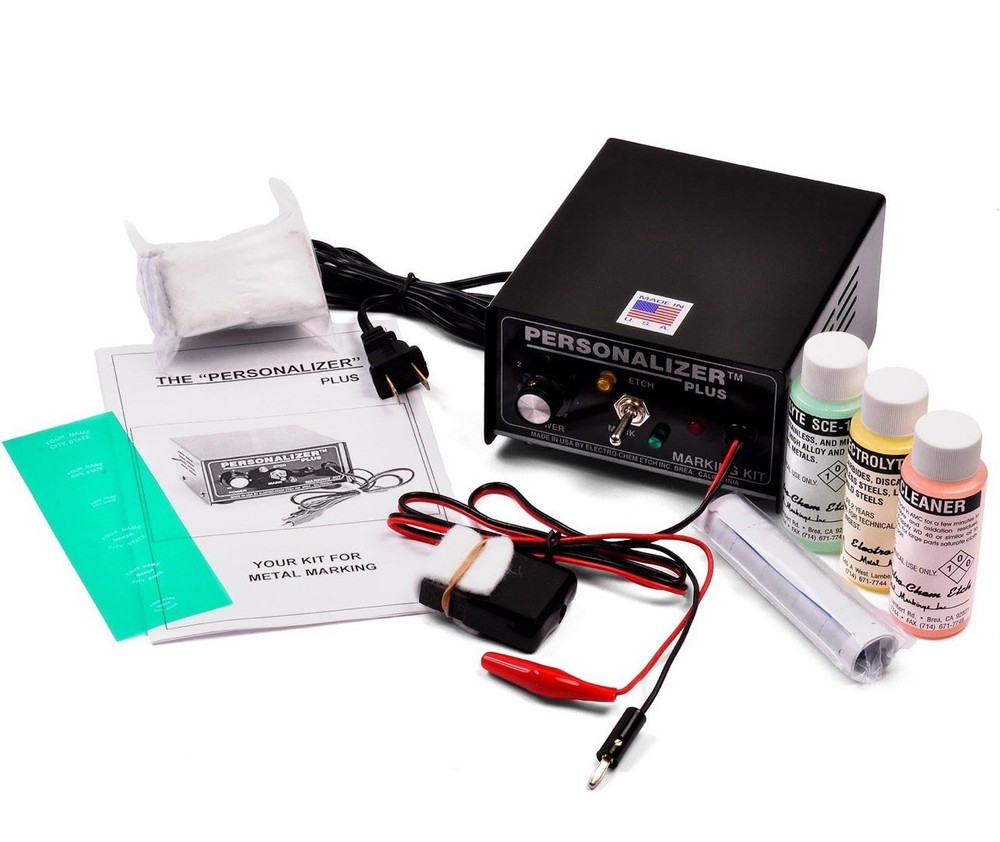 Electrochemical Etching Machine The Personalizer Plus Made In USA.