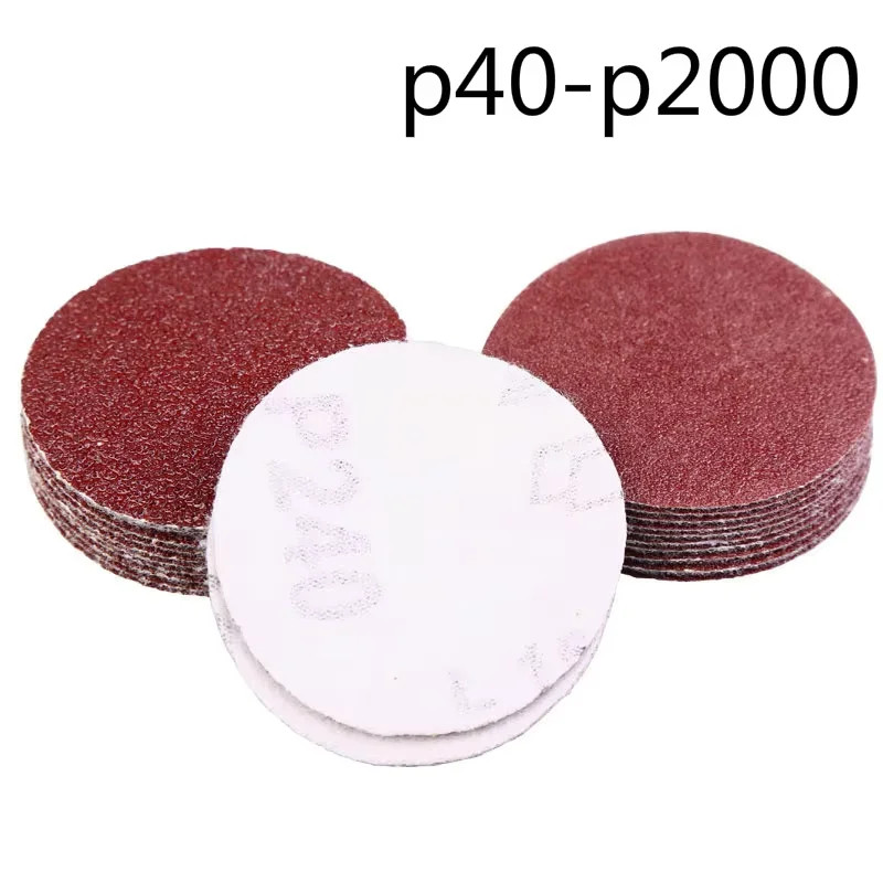 30PCS 2/3 Inch Sanding Discs Hook & Loop Sandpaper Abrasive SanderPaper for Poli