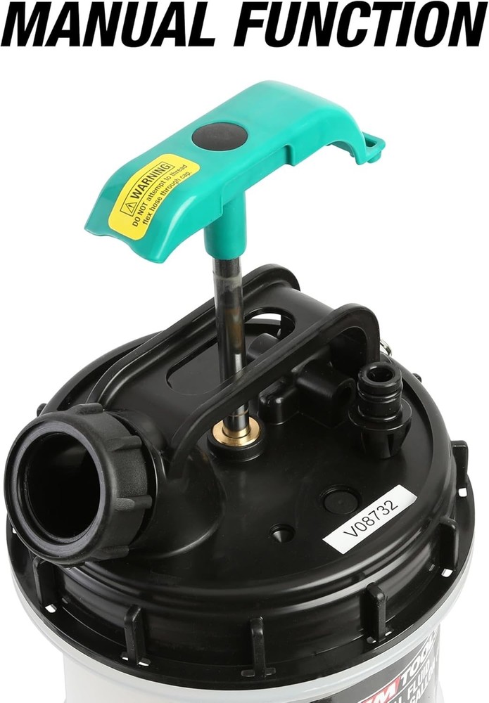 Versatile 2.5 Gallon Fluid Removal Tool for Engine and Transmission Services