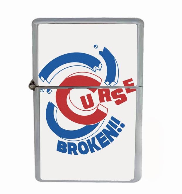 Curse Broken Rs1 Flip Top Oil Lighter Wind Resistant