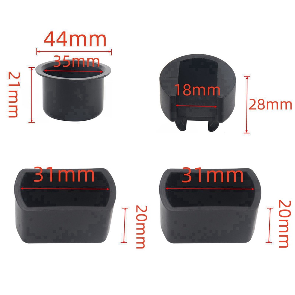 4Pack Tailgate Hinge Pivot Bushing Insert Kit Fit for Dodge Ram 1500 2500 3500