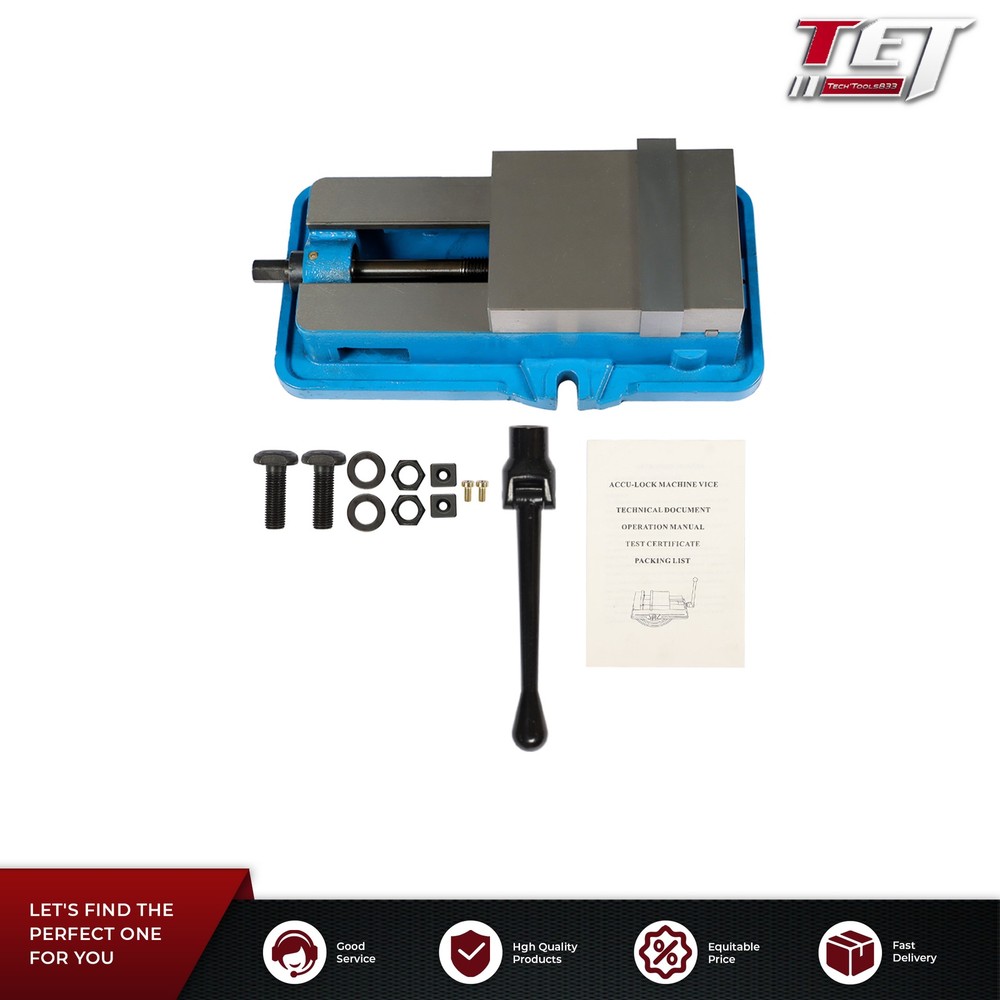 6Inch Lockdown Vise Precision CNC Milling Machine Bench Clamping Vice