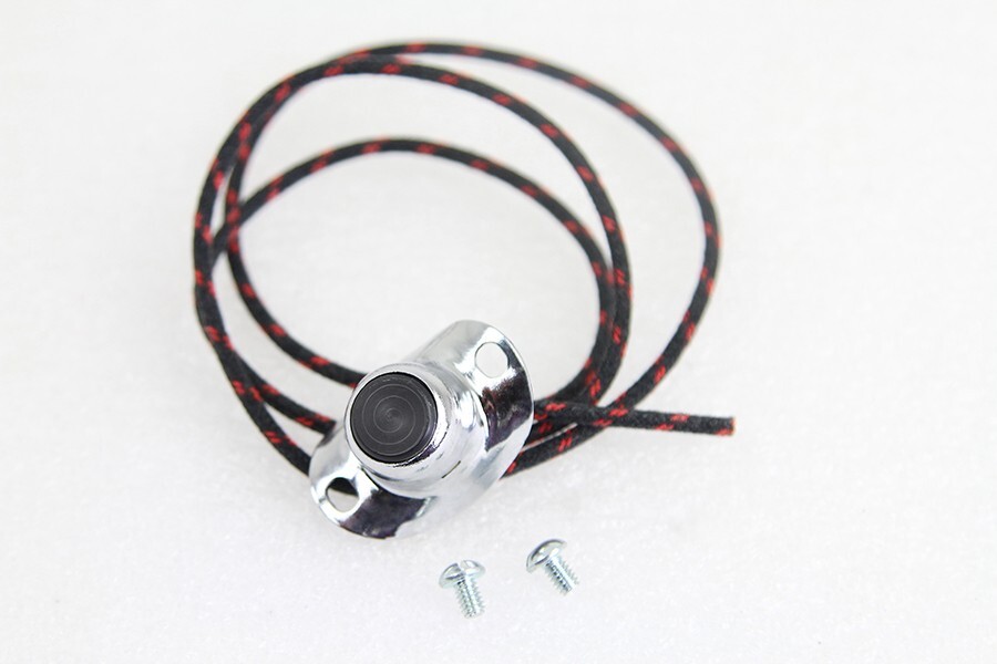Replica Handlebar Horn Switch Button with 30" Wire for Harley Panhead 1926-1971