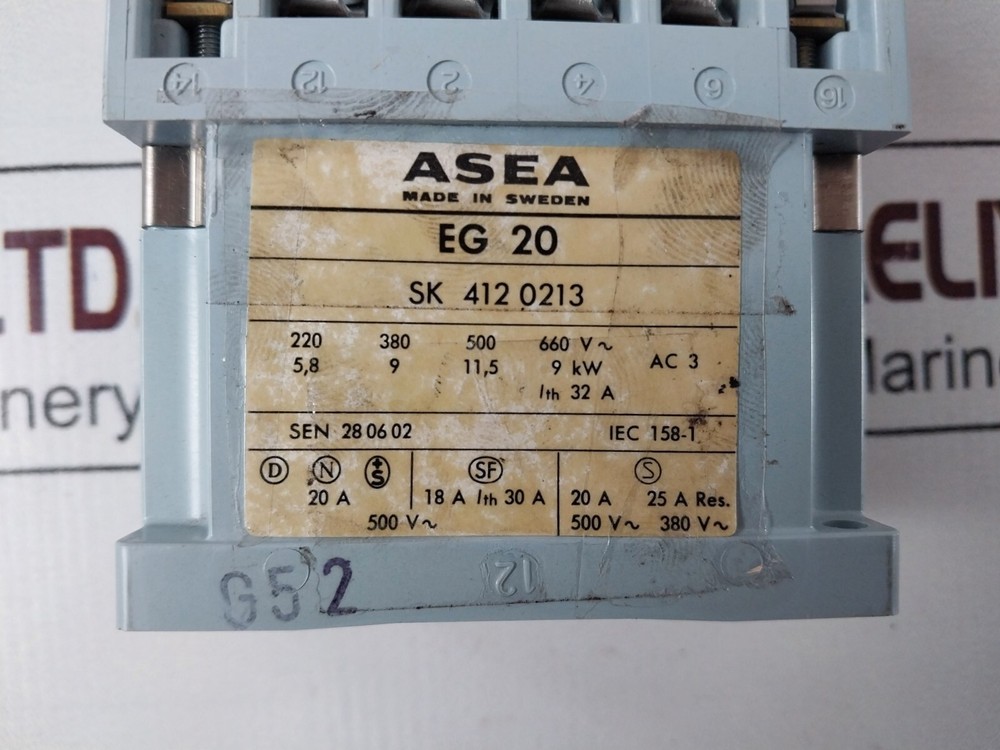 Asea EG 20 Contactor SK 412 0213