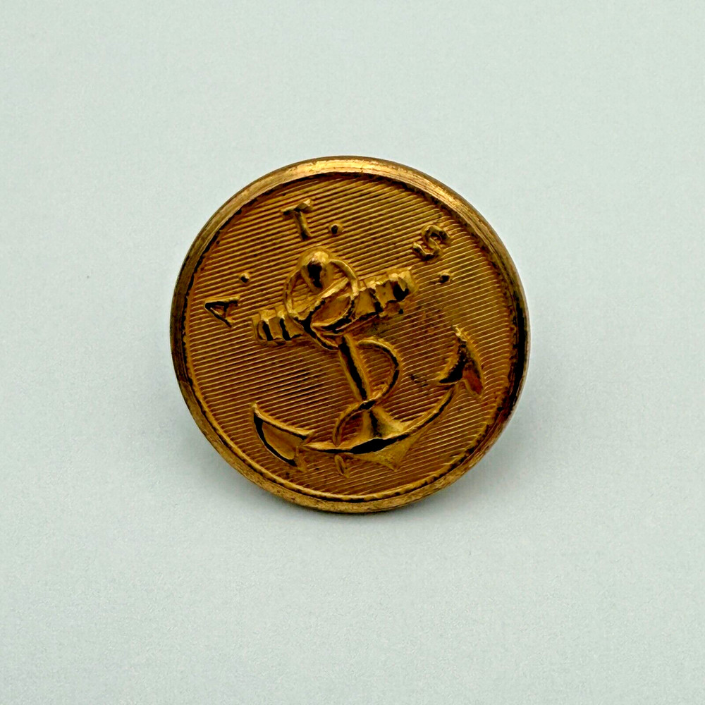 ATS Button Brass Anchor Maritime Waterbury Button Co.