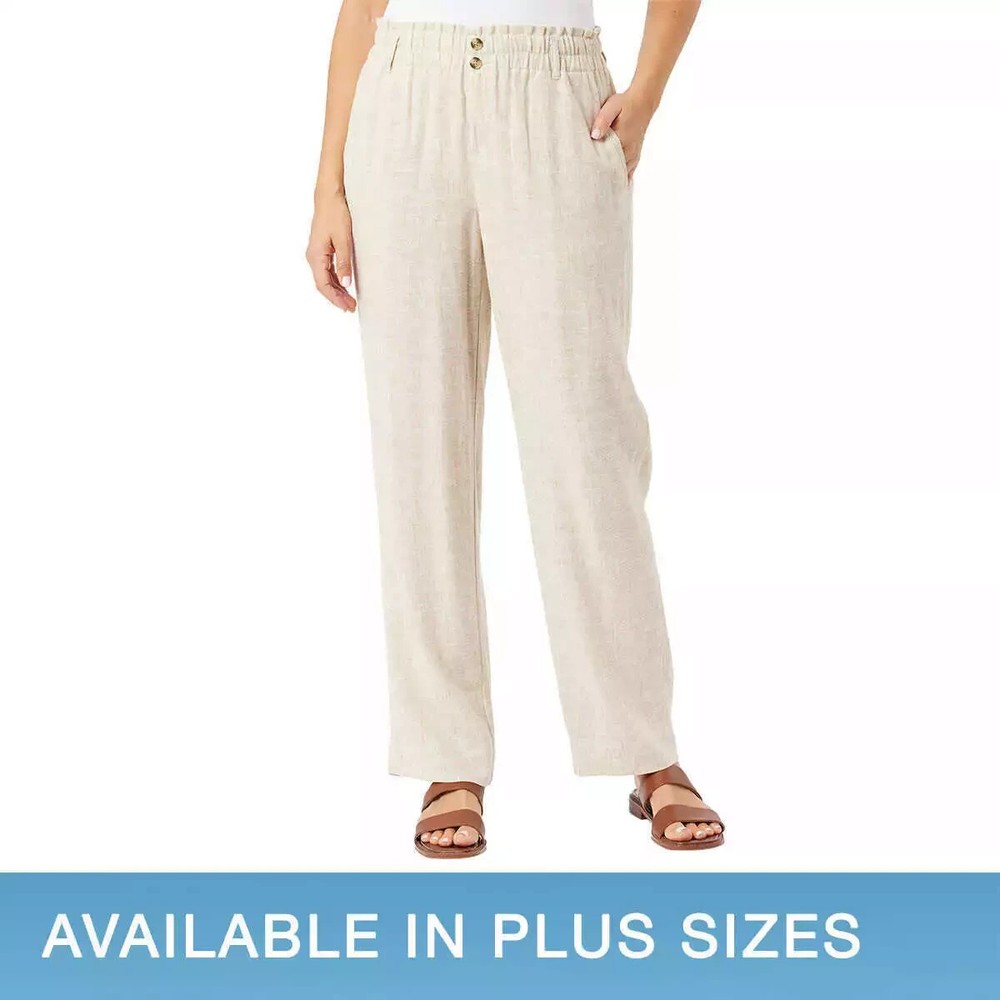 Briggs Ladies' Linen Blend Pull-On Pant(1760053)