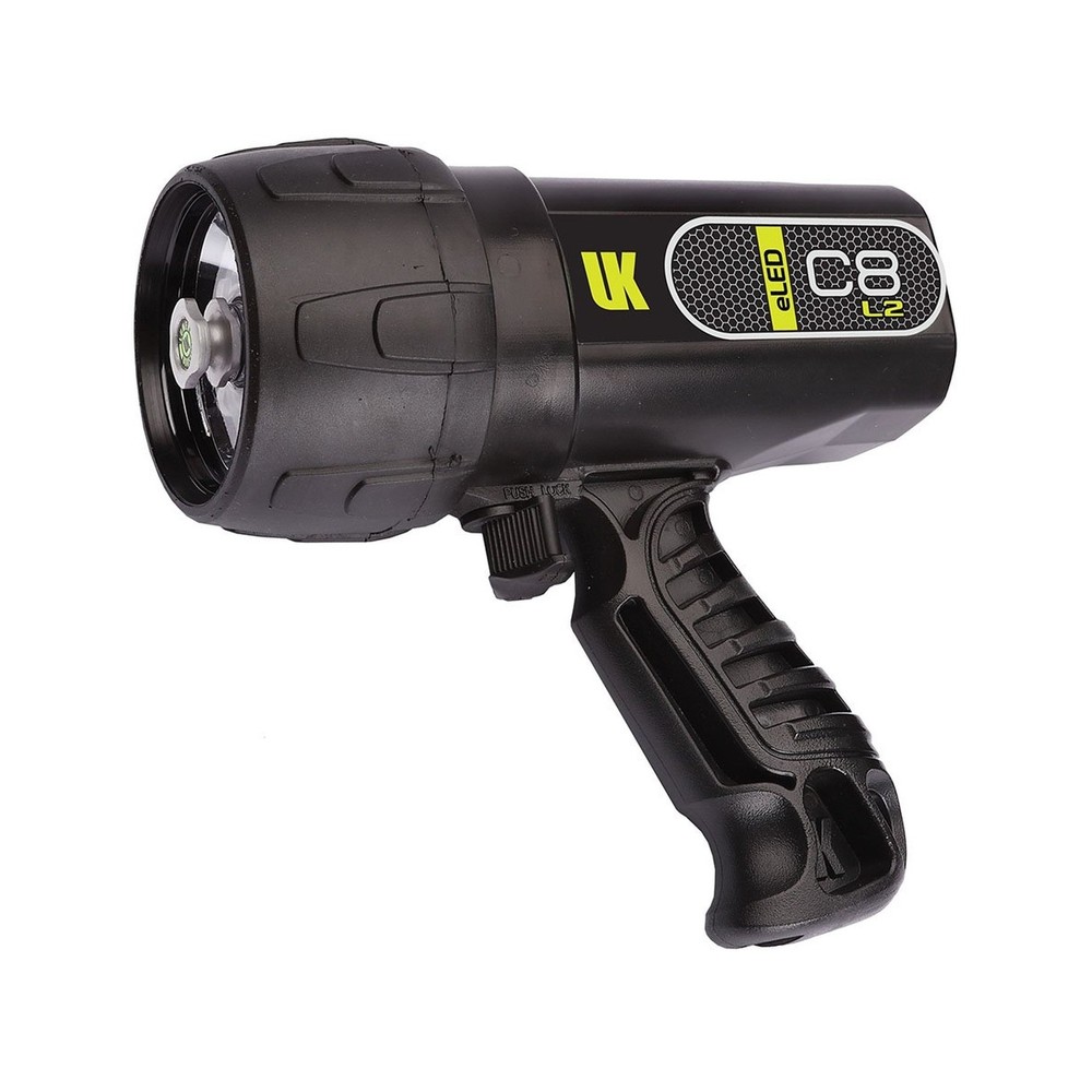 Underwater Kinetics C8 eLED (L2) Dive Light Black Alkaline Battery