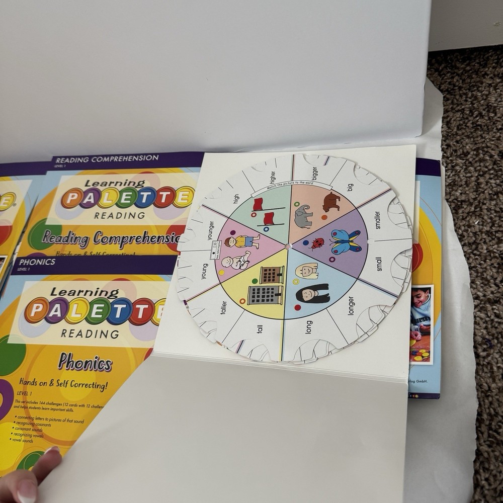 Learning PALETTE Reading Level 1 Self-Correcting Educational Fun & Engaging