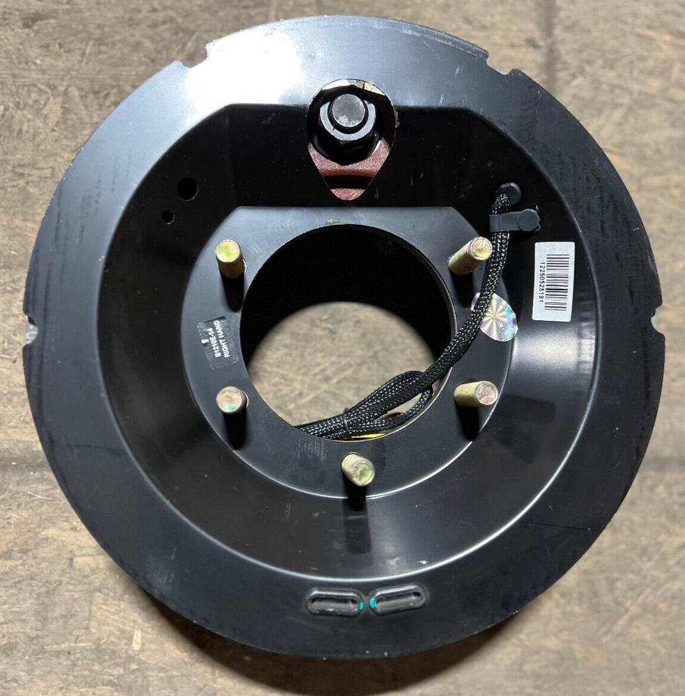 PAIR) 12-1/4" x 3-1/2" 10K RH QUALITY / ROCKWELL ELECTRIC BRAKE ASSEMBLY NEW,