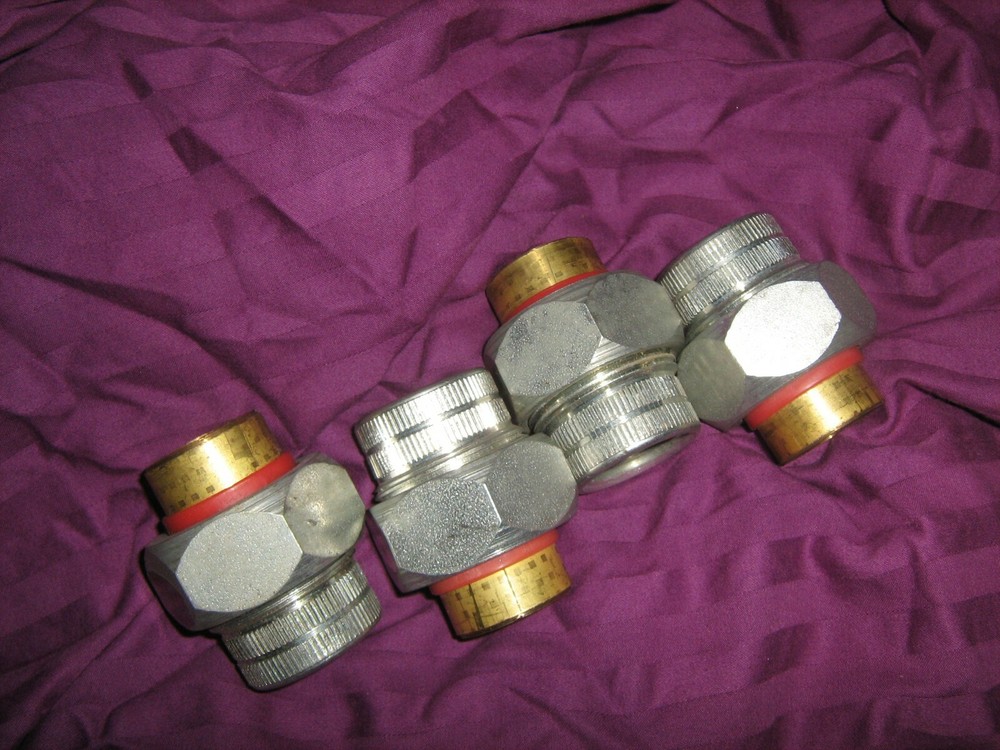 LOT OF (4) EPCO Di-Electric Union 3/4" Sweat X 3/4" Pipe New Condition Surplus