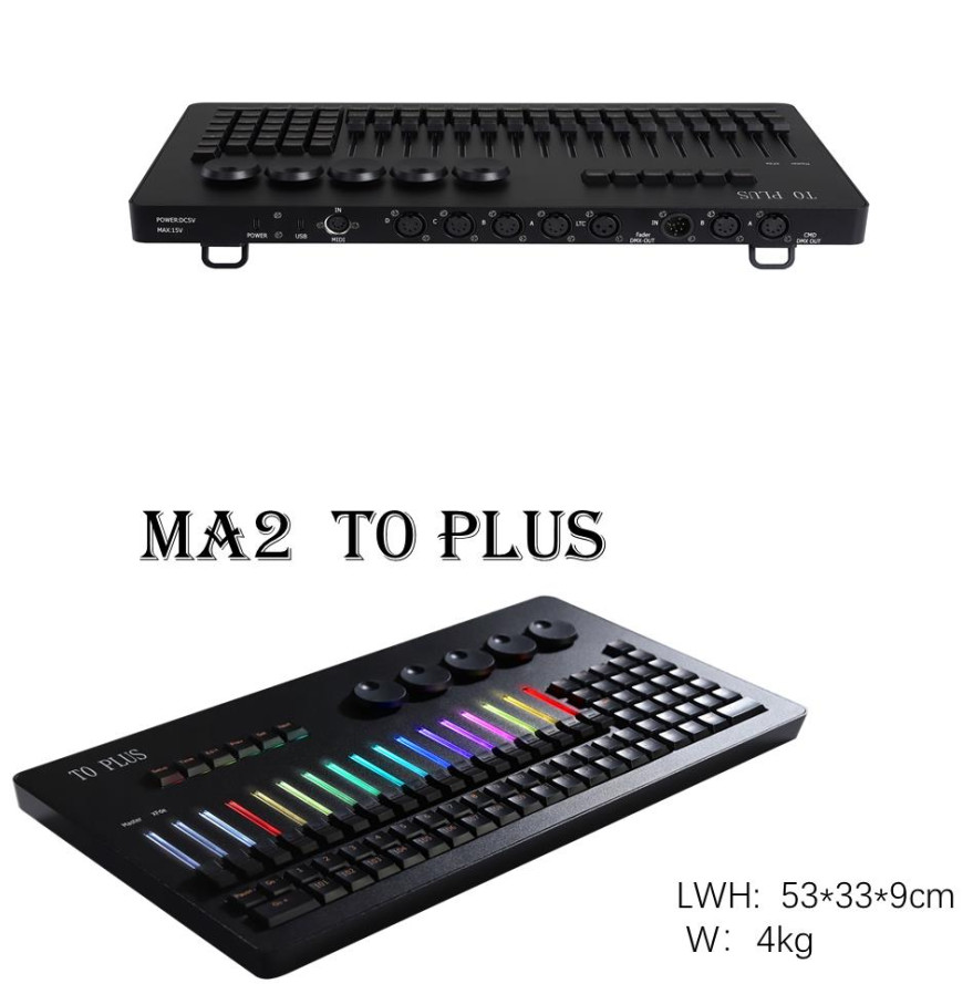 T0 PLUS Lighting Console Stage DMX512 Controller LED DJ Lighting Mini Console