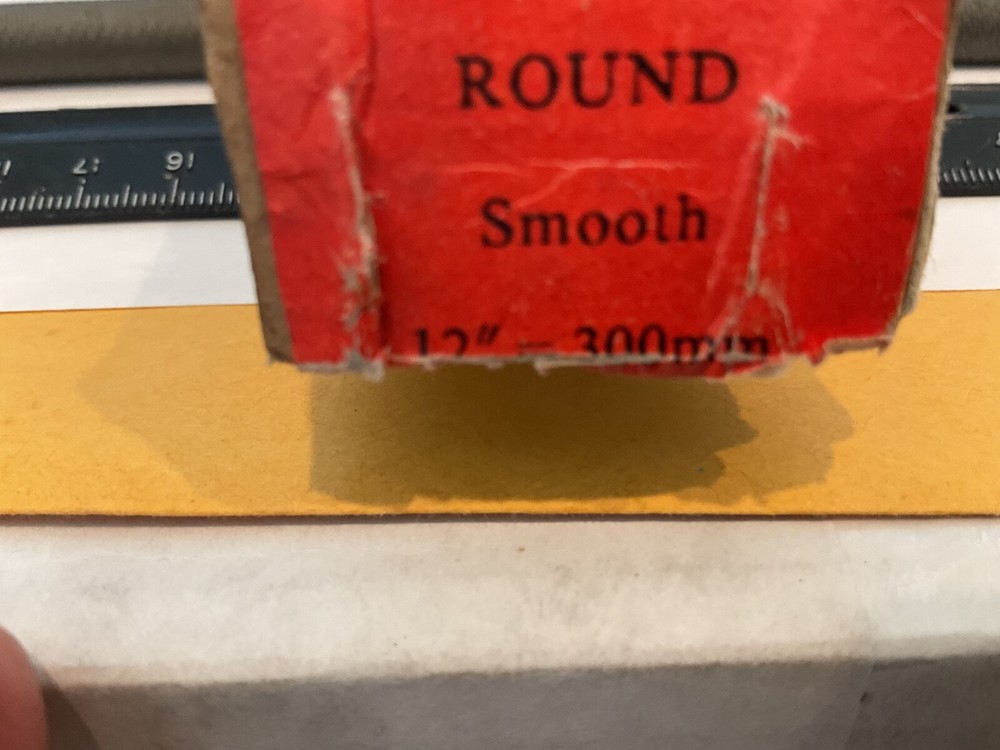 New Wood-Miller 12" Smooth Round File