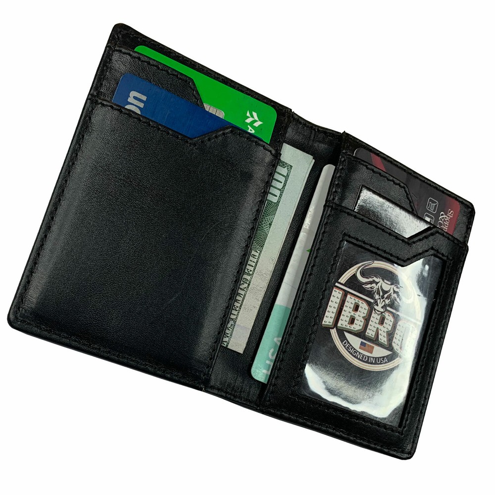 IBRO Men's Slim RFID Blocking Wallet ID Pocket Extra Capacity Wallet