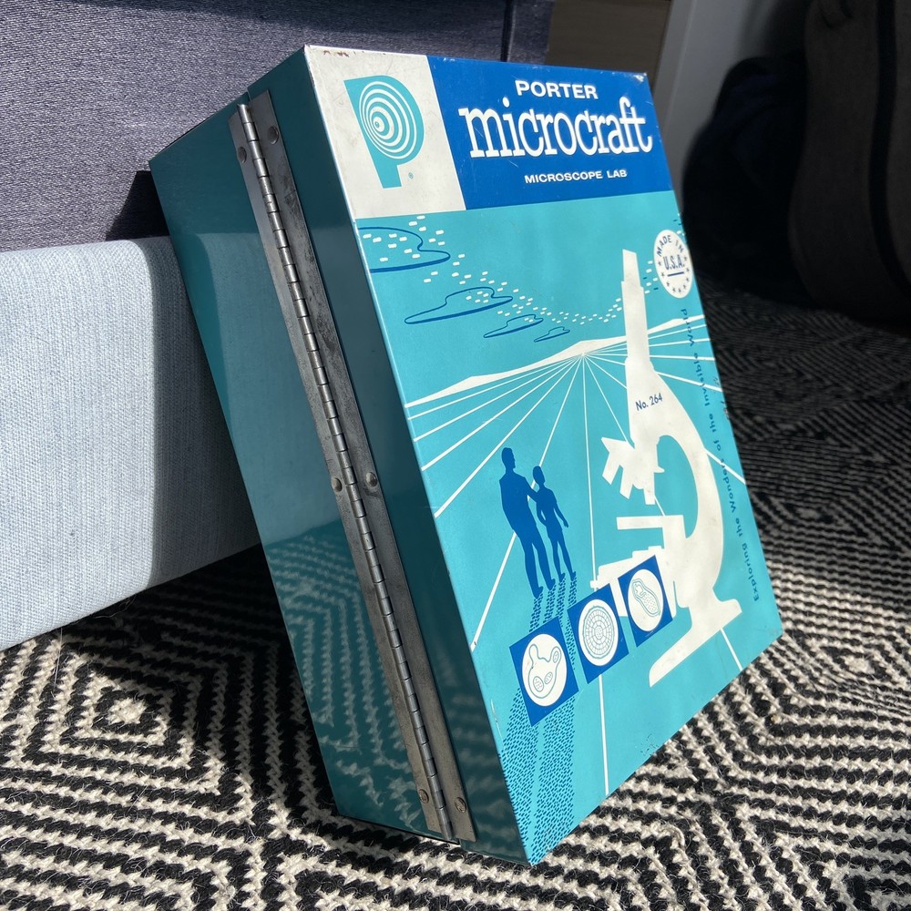 Vintage 1960 Lionel Porter Microcraft Microscope Lab W/ Extras - TESTED