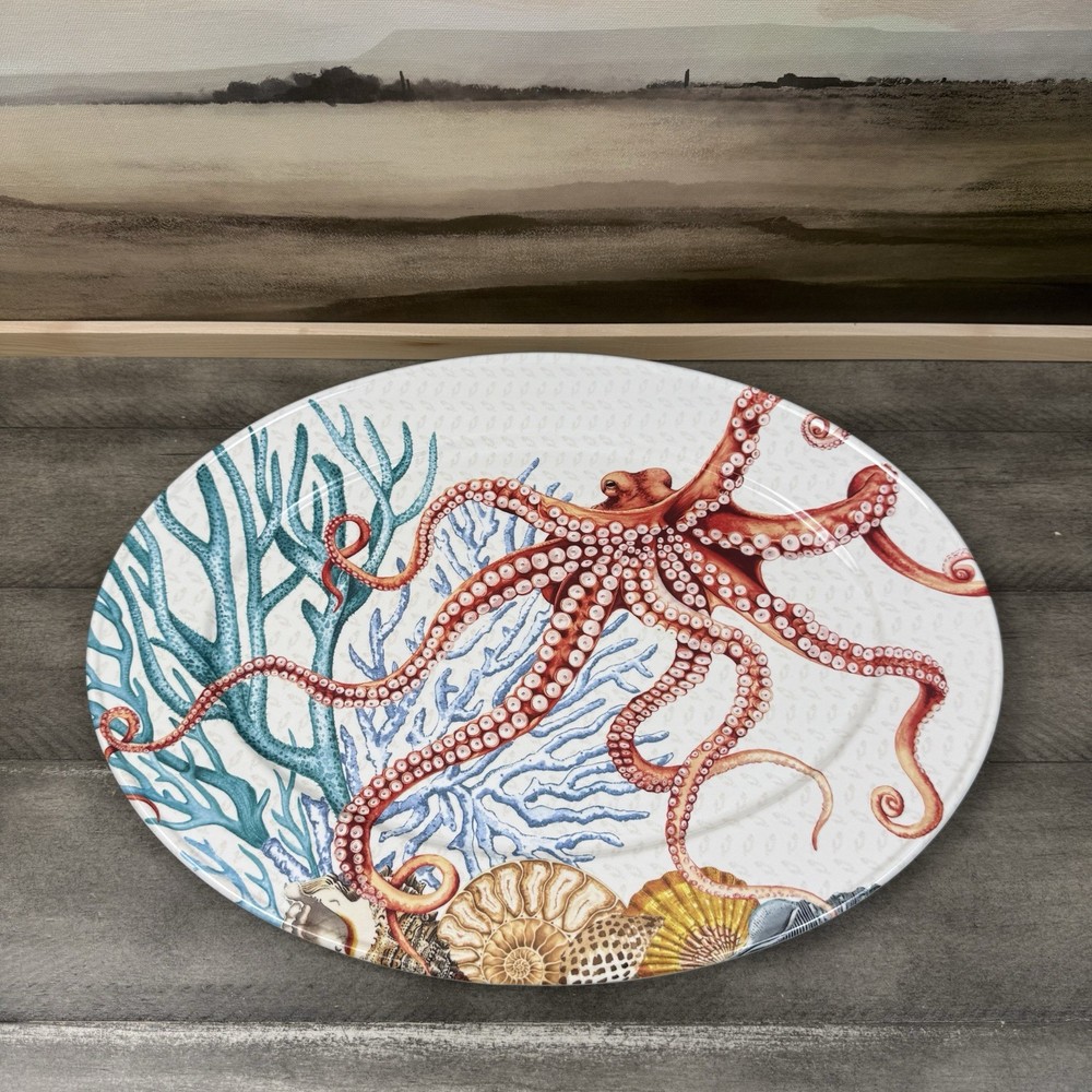 Williams Sonom Hawaii Fish Melamine Platter Multicolor Used Read