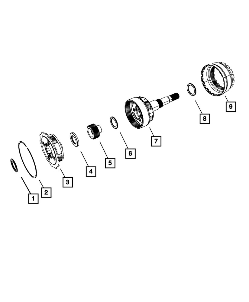 Genuine Mopar Input Sun Gear 4799586AB