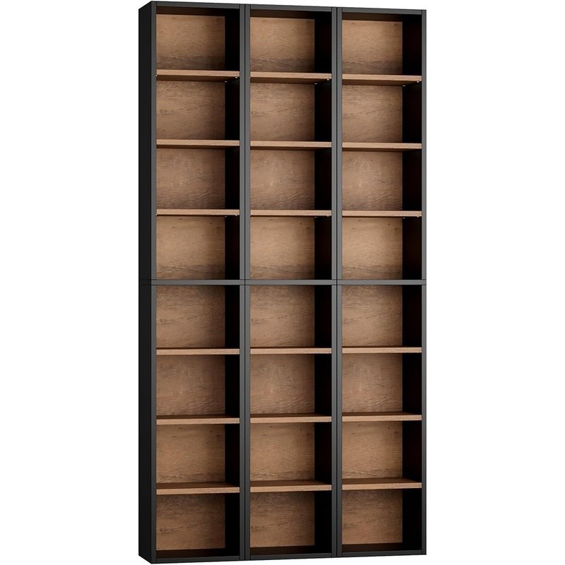 8-Tier Adjustable DVD CD Media Tower Rack Storage Cabinet Display Home Office