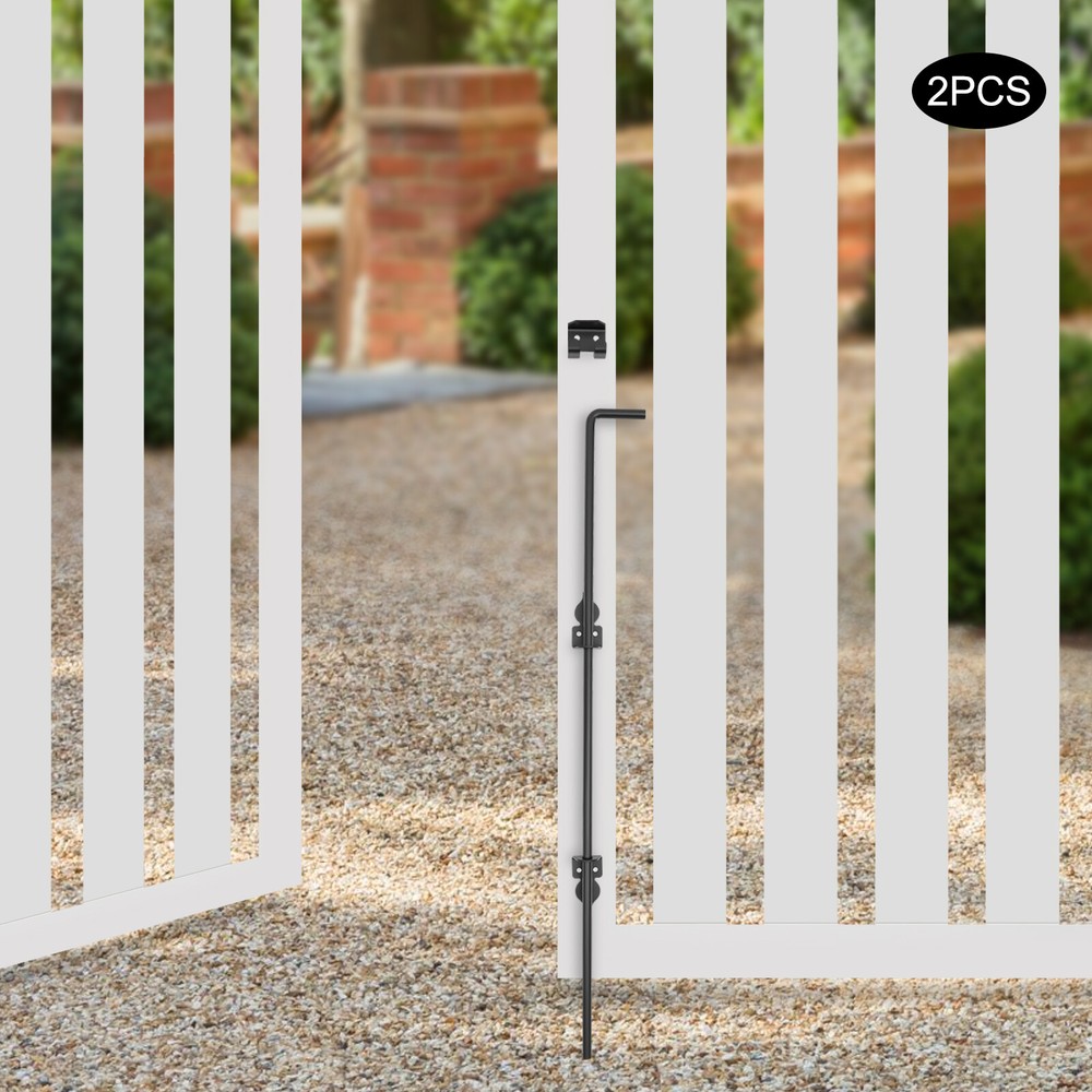 Heavy Duty Gate Latches Drop Pin Cane Bolt Iron Gate Drop Rod For Holding Gate